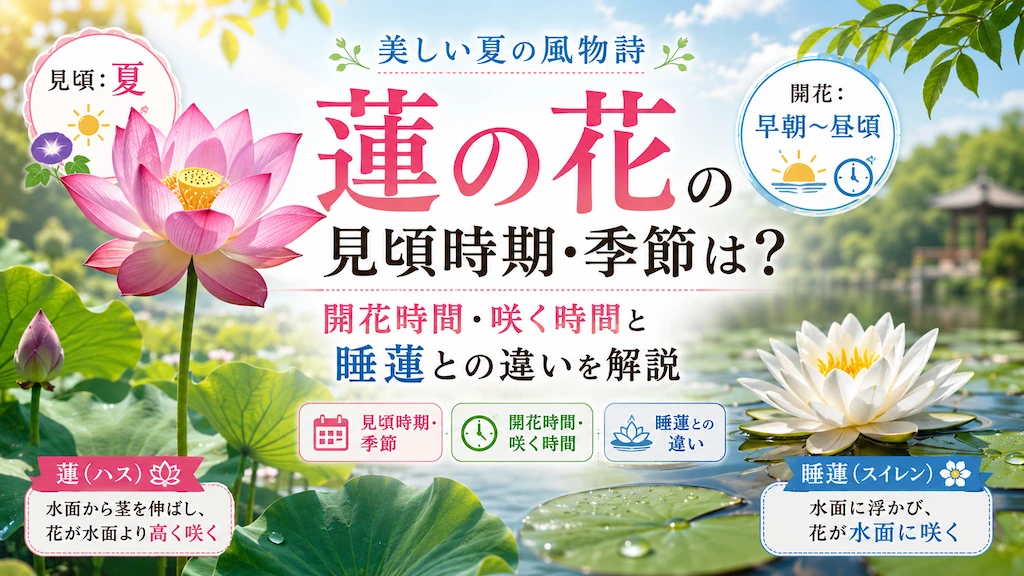 蓮の花の見頃時期