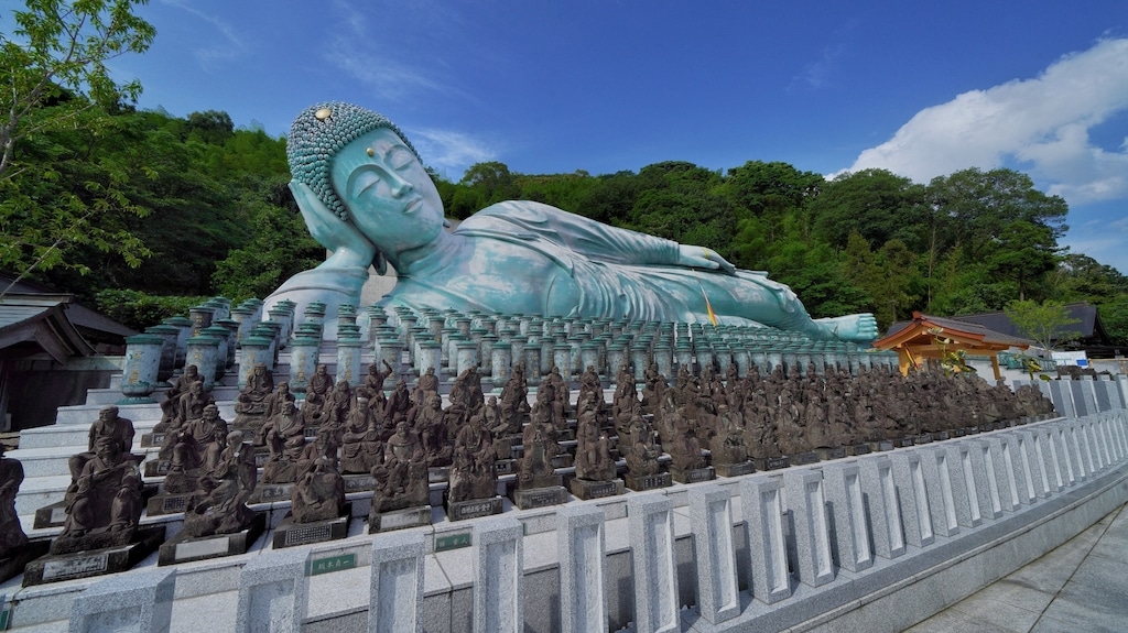 南蔵院の涅槃像