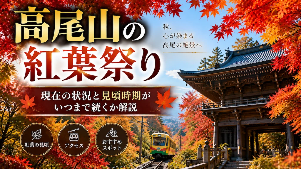高尾山の紅葉祭り